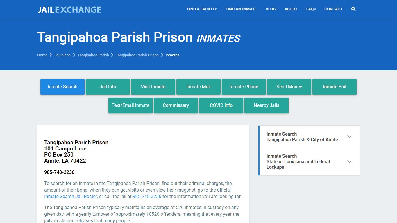 Tangipahoa Parish Jail Inmates | Arrests | Mugshots | LA
